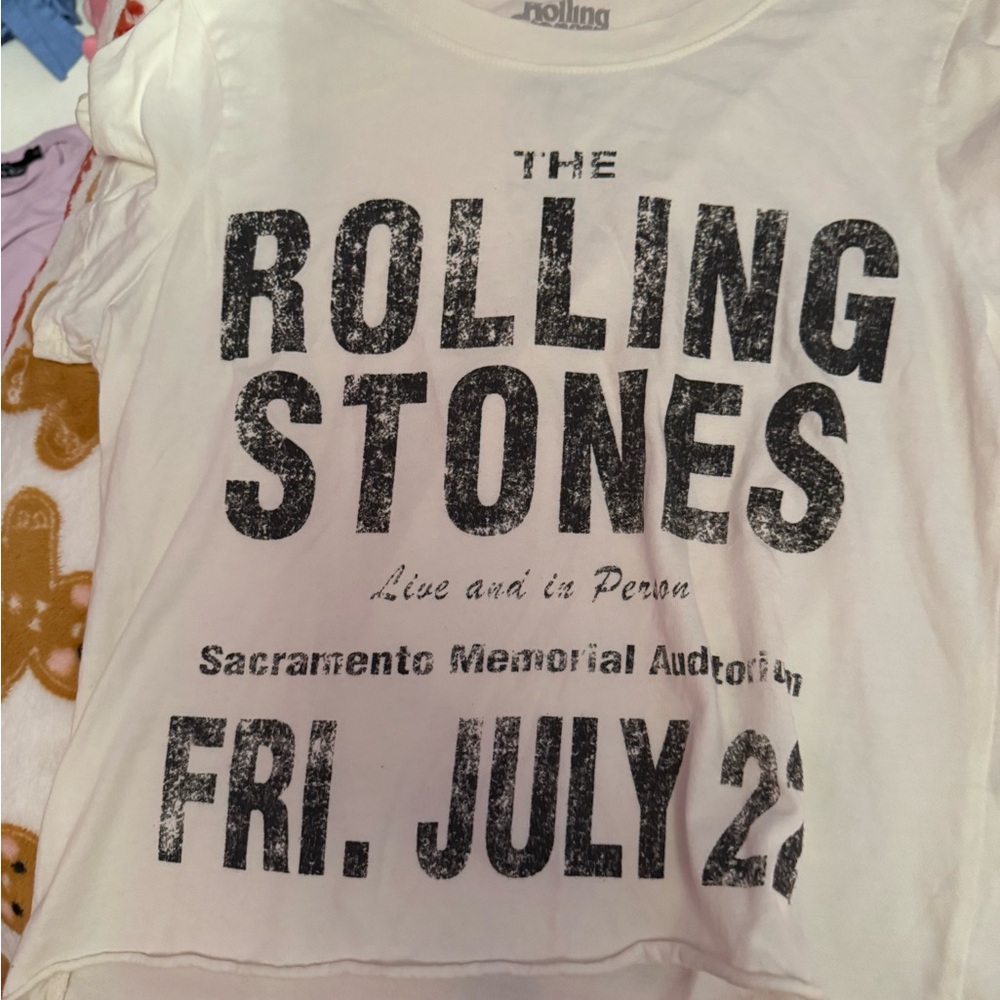 Rolling Stones White T-Shirt